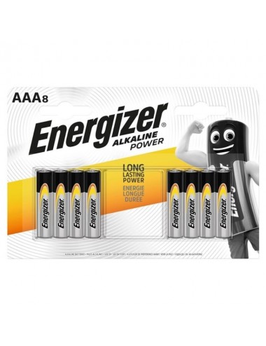 Sextoys - Accessoires - PILE ALCALINE ENERGIZER PUISSANCE AAA LR03 8 UNITà - Energizer