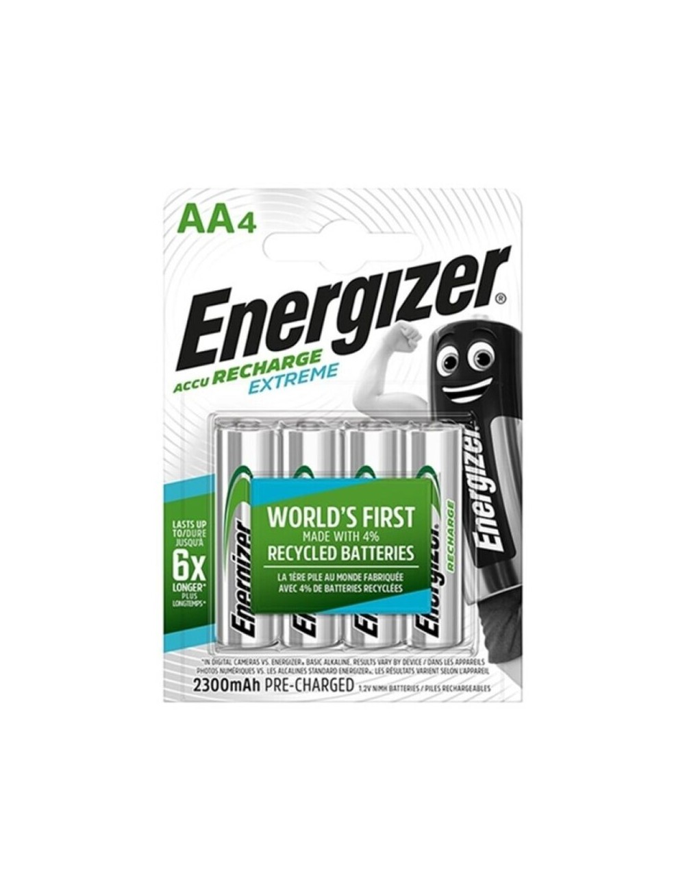 Sextoys - Accessoires - BATTERIE RECHARGEABLE ENERGIZER EXTREME HR6 AA 2300mAh 4 UNITà - Energizer