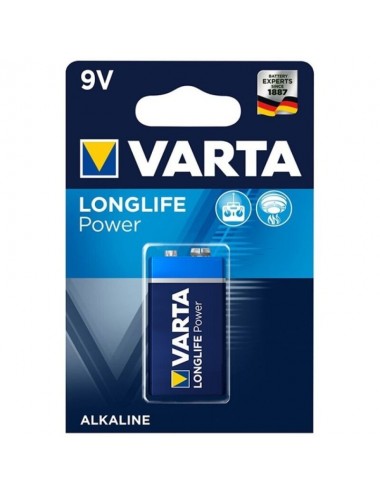 Sextoys - Accessoires - PILE ALCALINE VARTA LONGLIFE POWER 9V LR61 1 UNITà - Varta