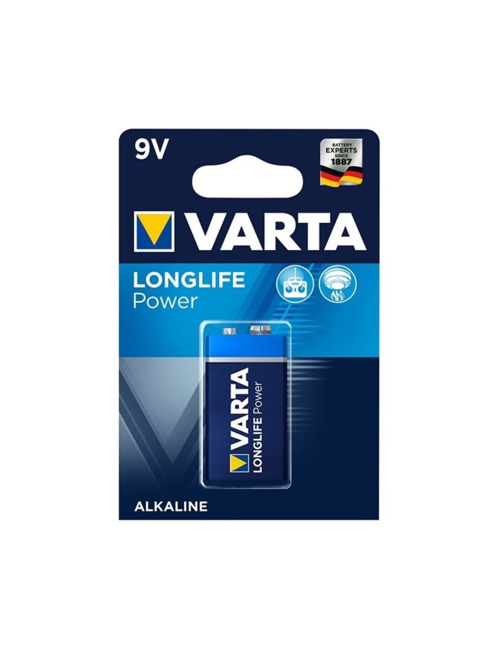 Sextoys - Accessoires - PILE ALCALINE VARTA LONGLIFE POWER 9V LR61 1 UNITà - Varta