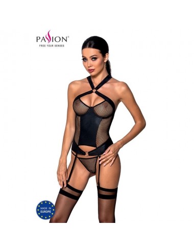 Lingerie - Bustiers et Corsets - PASSION AMANDA CORSETECO CUIR L/XL - Passion Woman Corsets