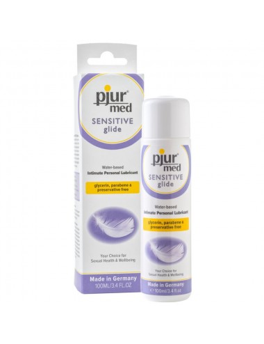 PJUR MED SENSITIVE GLIDE LUBRIFIANT AQUEUSE 100 ML - Huiles de massage - Pjur