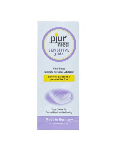 LUBRIFIANT A BASE D''EAU PJUR MED SENSITIVE GLIDE 2 ML - Huiles de massage - Pjur