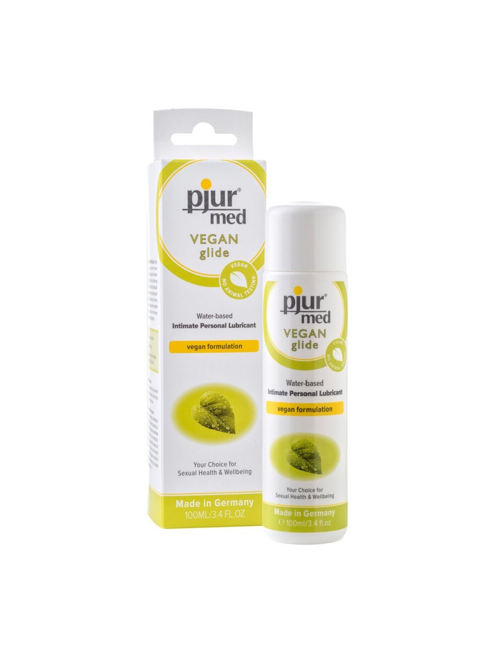 LUBRIFIANT à BASE D''EAU PJUR MED VEGAN GLIDE 100 ML - Huiles de massage - Pjur