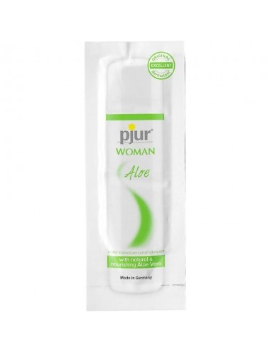 PJUR WOMAN ALOE LUBRIFIANT A BASE D''EAU 2 ML - Aphrodisiaques - Pjur