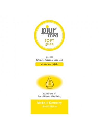 LUBRIFIANT SILICONE PJUR MED SOFT GLIDE 1.5 ML - Huiles de massage - Pjur
