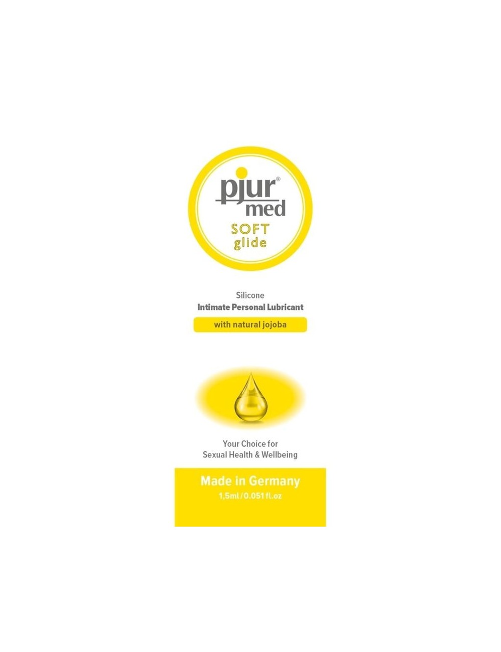 LUBRIFIANT SILICONE PJUR MED SOFT GLIDE 1.5 ML - Huiles de massage - Pjur LUBRIFIANT SILICONE PJUR MED SOFT GLIDE 1.5 ML - Huiles de massage - Pjur