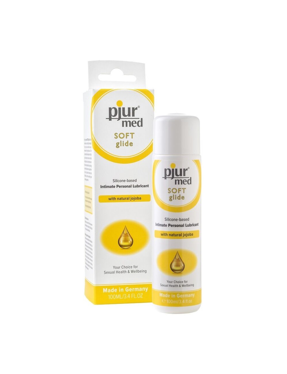 PJUR MED SOFT GLIDE LUBRIFIANT SILICONE 100 ML - Huiles de massage - Pjur