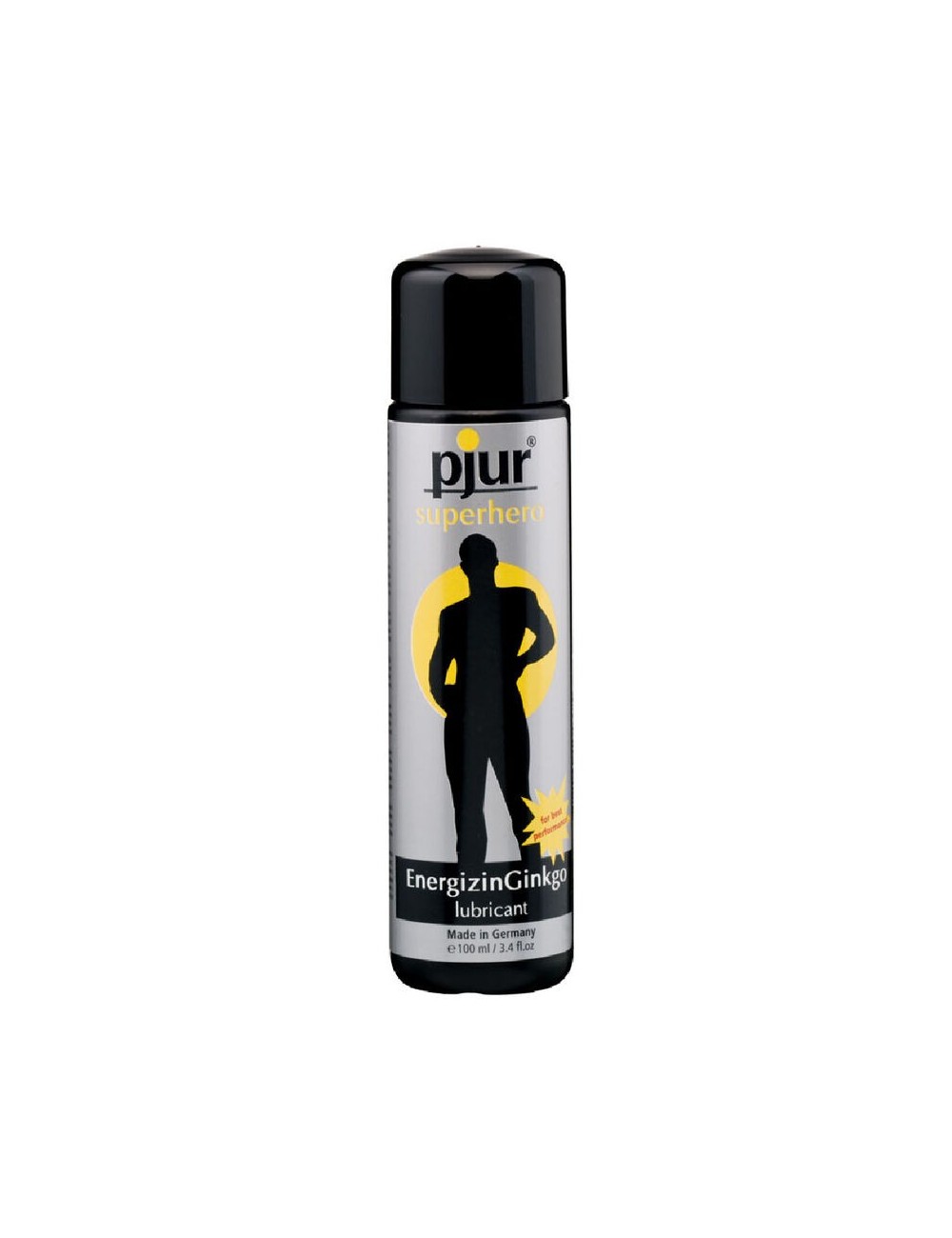 PJUR SUPERHERO ENERGIZINGINKGO LUBRIFIANT 100 ML - Aphrodisiaques - Pjur PJUR SUPERHERO ENERGIZINGINKGO LUBRIFIANT 100 ML - Aphrodisiaques - Pjur