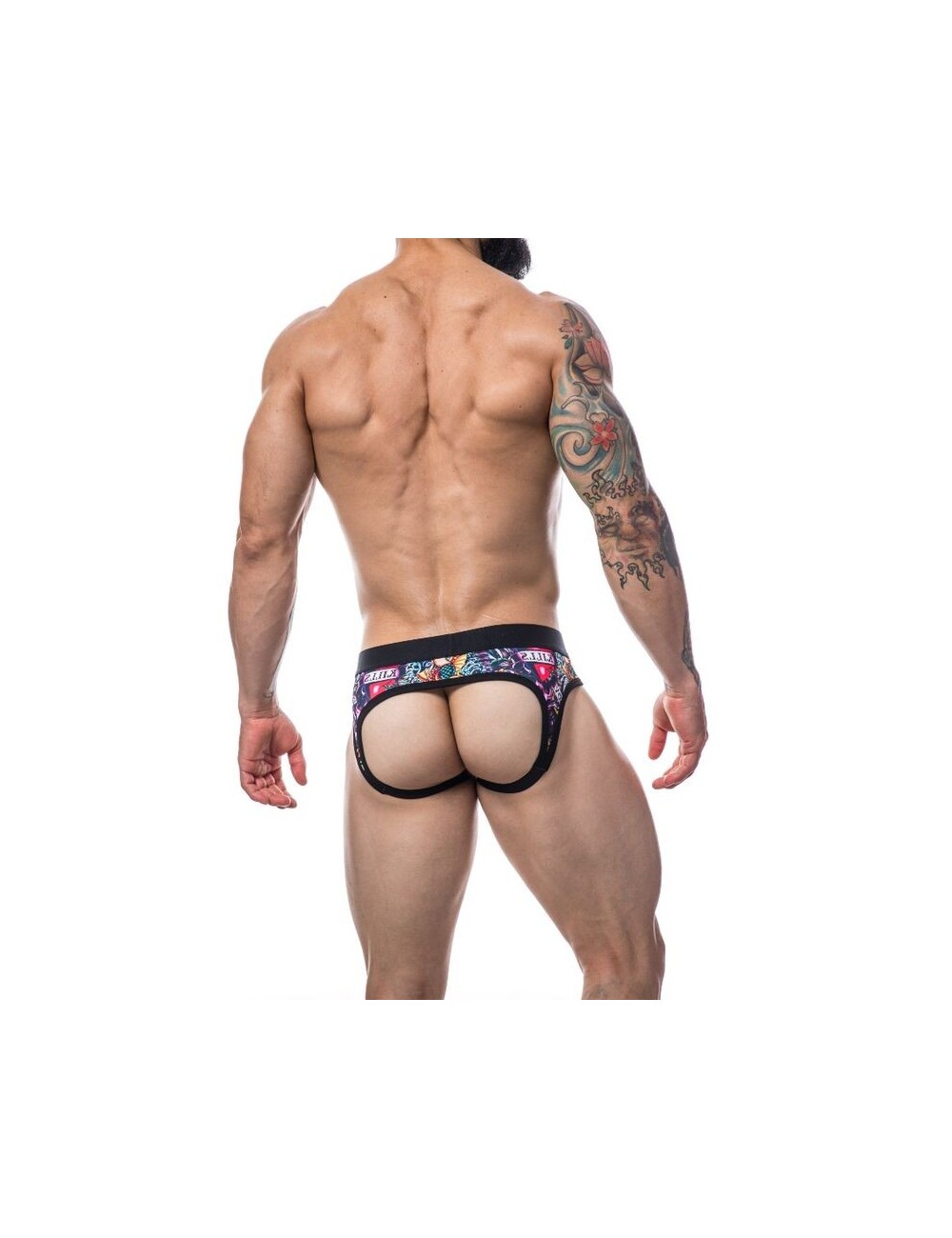 CUT4MEN - JOCKAIR PROVOCATIF COULEUR TATOUAGE TAILLE XL