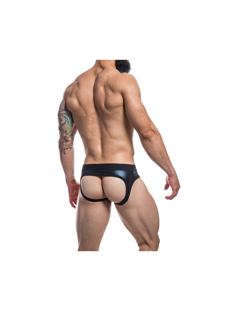 CUT4MEN - JOCKAIR PROVOCATIVE COULEUR SKAI NOIR TAILLE L