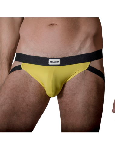 JOCKSTRAP MACHO MX22 - JAUNE TAILLE S/M