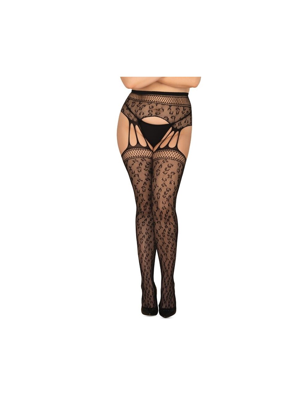 Lingerie - Bas - OBSESSIVE - S817 BAS MOUSSE XL/XXL - Obsessive Garter & Stockings