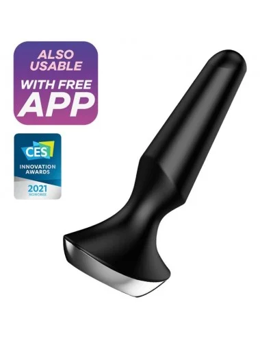 Sextoys - Vibromasseurs - VIBRATEUR SATISFYER PLUG ILICIOUS 2 PLUG - NOIR - SATISFYER CONNECT