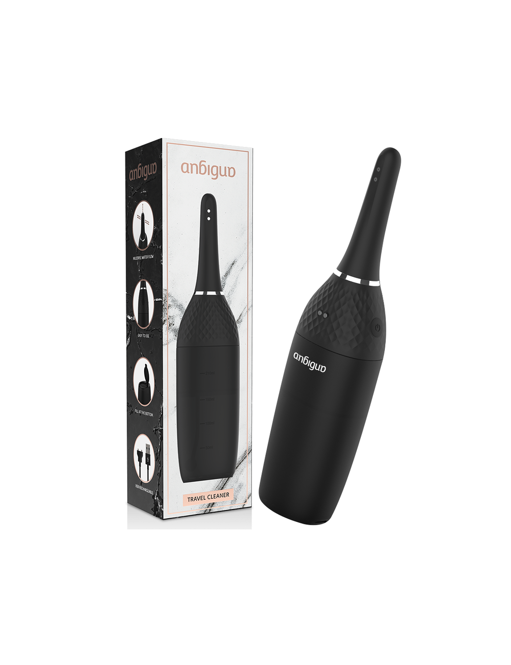 ANBIGUO ULTIMATE AUTOMATIC DOUCHE ANAL CLEANER BLACK - Hygiène - Anbiguo