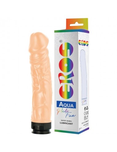 DILDO ET LUBRIFIANT à BASE D''EAU EROS AQUA PRIDE - Huiles de massage - PRIDE