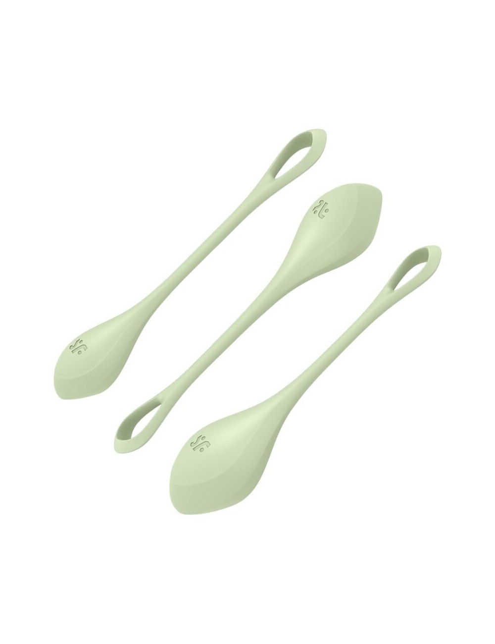 Sextoys - Boules de Geisha - ENSEMBLE D''ENTRAàNEMENT SATISFYER YONI POWER 2 - VERT - SATISFYER BALLS