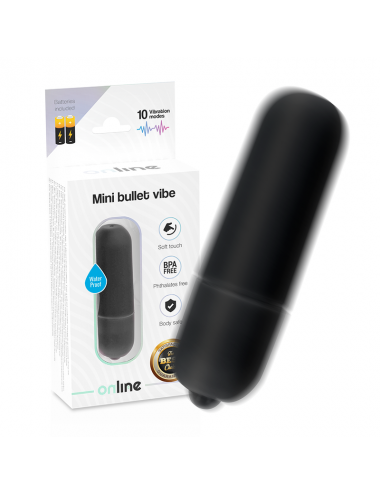 Sextoys - Vibromasseurs - MINI BULLET VIBE EN LIGNE - NOIR - ONLINE