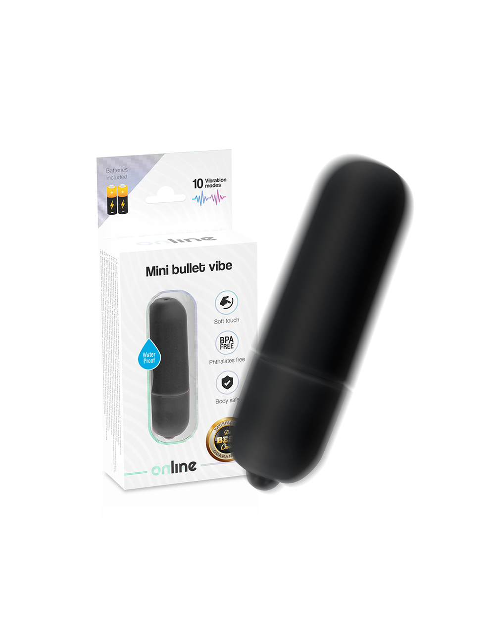 Sextoys - Vibromasseurs - MINI BULLET VIBE EN LIGNE - NOIR - ONLINE