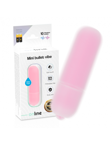 Sextoys - Vibromasseurs - MINI BULLET VIBE EN LIGNE - ROSE - ONLINE