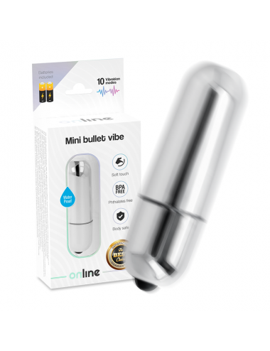 Sextoys - Masturbateurs & Stimulateurs - MINI BULLET VIBE EN LIGNE - ARGENT - ONLINE