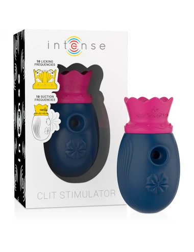 Sextoys - Masturbateurs & Stimulateurs - STIMULATEUR CLIT INTENSE 10 FREQUENCES DE LA CHAGE ET D'ASPIRATION - BLEU - Intense Fun