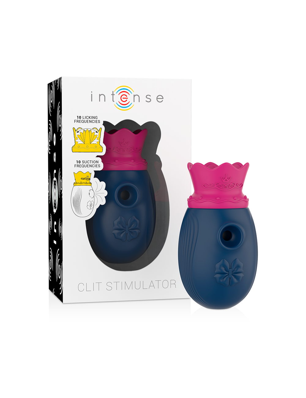 Sextoys - Masturbateurs & Stimulateurs - STIMULATEUR CLIT INTENSE 10 FREQUENCES DE LA CHAGE ET D'ASPIRATION - BLEU - Intense Fun