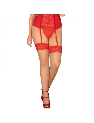 Lingerie - Boxers, strings, culottes - OBSESSIVE - BAS BLOSSMINA 6XL/7XL - Obsessive Garter & Stockings