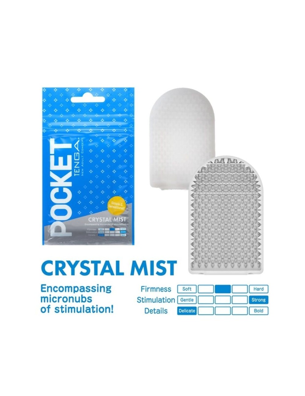 Sextoys - Pour lui - STROKER DE POCHE TENGA CRYSTAL MIST - Tenga