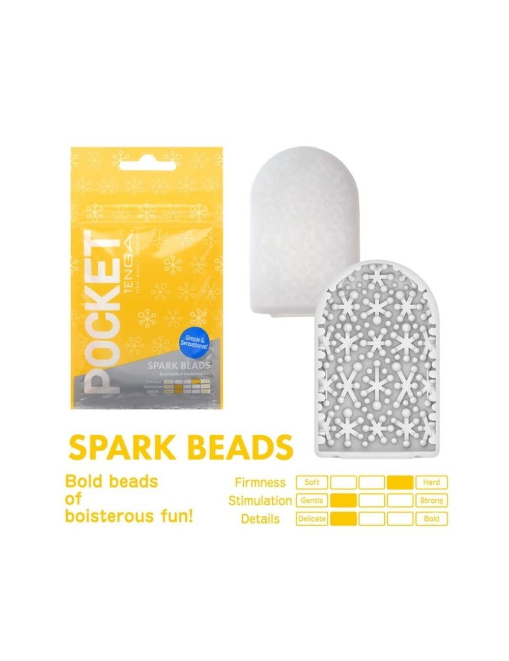 Sextoys - Pour lui - STROKER DE POCHE TENGA SPARK BEARDS - Tenga