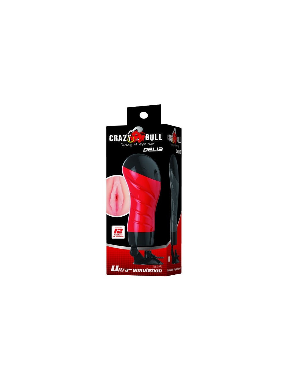 Sextoys - Masturbateurs & Stimulateurs - BAILE CRAZYFLORA SUCTION MASTURBATOR PUSSY VOICE - Crazy Bull