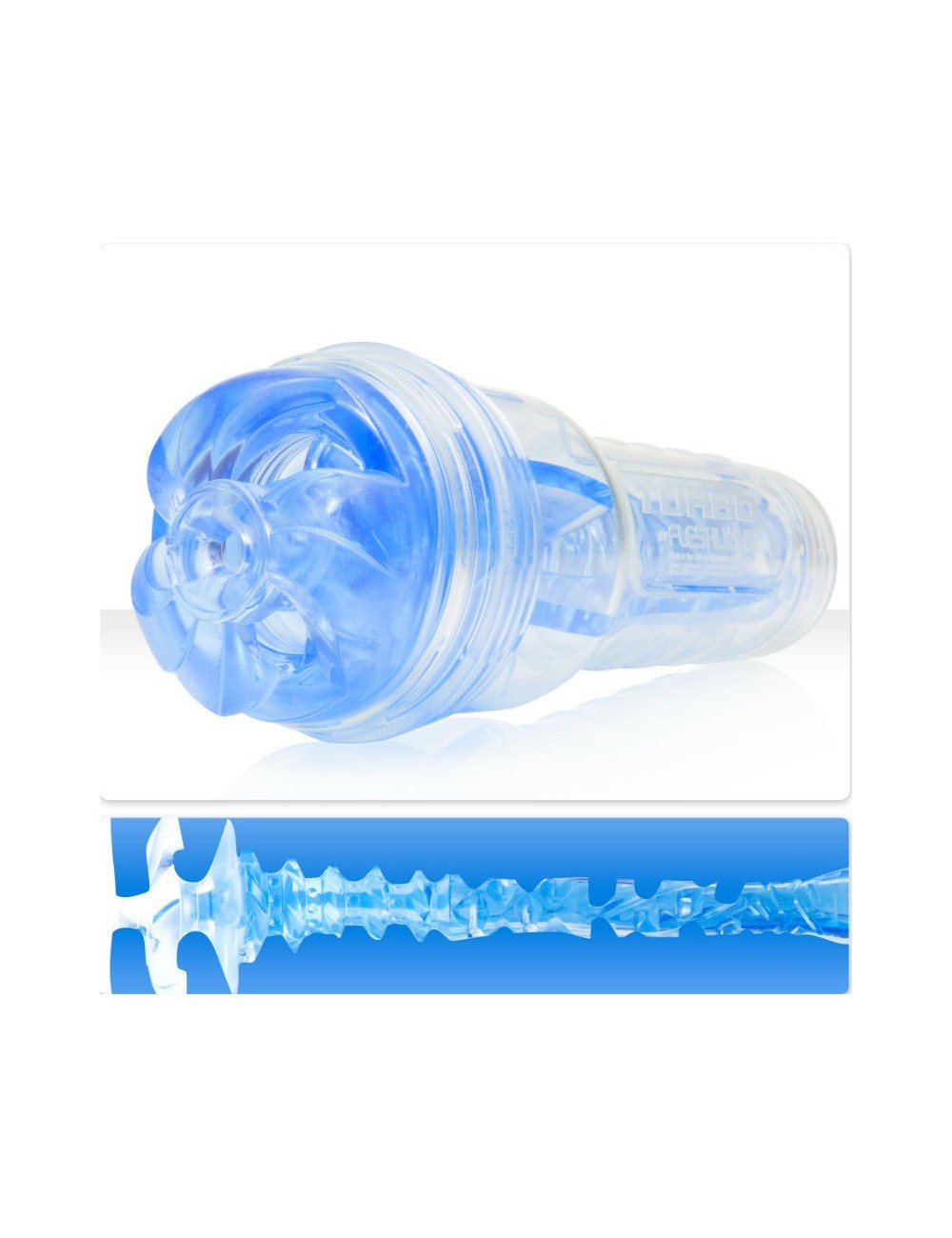 Sextoys - Masturbateurs & Stimulateurs - FLESHLIGHT TURBO THRUST BLUE ICE - Fleshlight