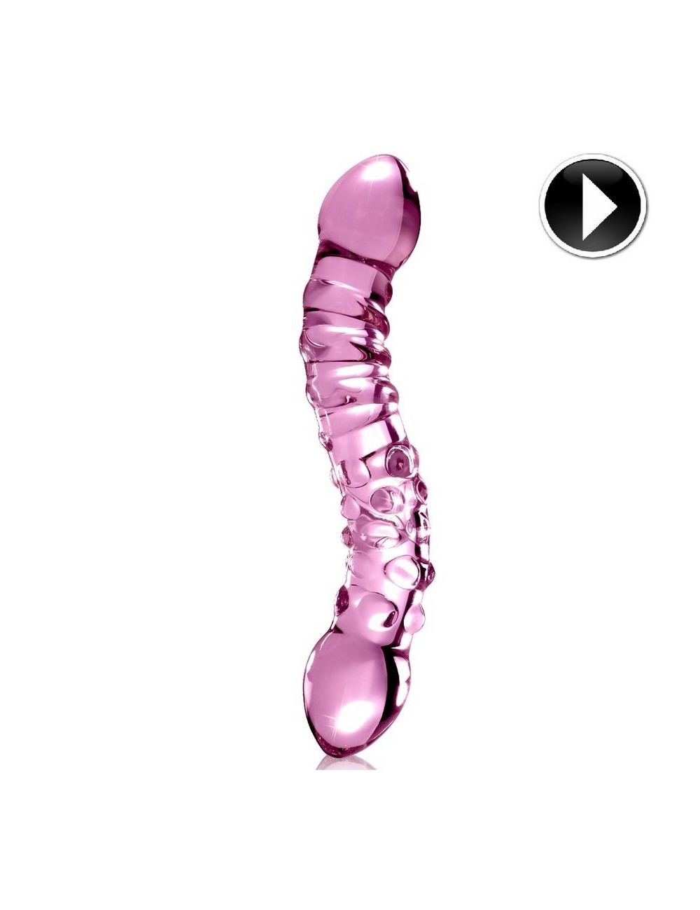 Sextoys - Jeux coquins - MASSEUR EN VERRE SOUFFLÃ Ã LA MAIN ICICLES NUMBER 55 - Icicles