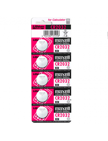 Sextoys - Accessoires - BATTERIE MAXELL LITIO CR2032 3V 5UDS - Maxell