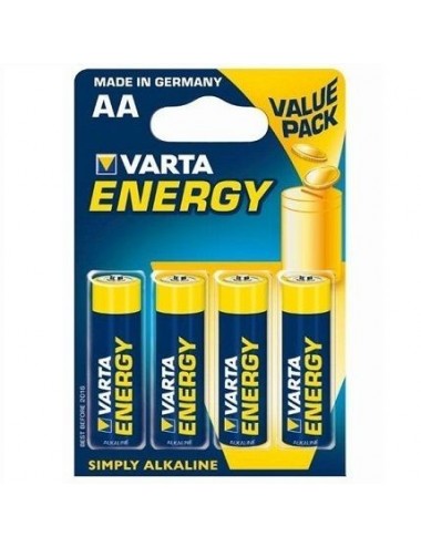 Sextoys - Accessoires - VARTA ENERGY BATTERY AA LR6 4 UNITES - Varta
