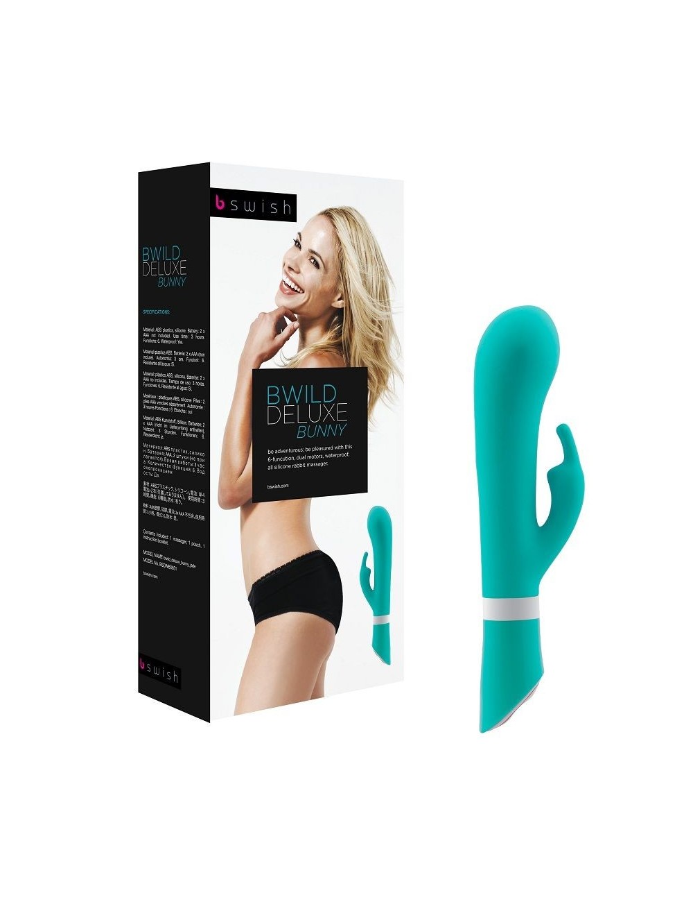 Sextoys - Vibromasseurs - B SWISH BWILD DELUXE BUNNY RABBIT VIBRATOR JADE - B Swish