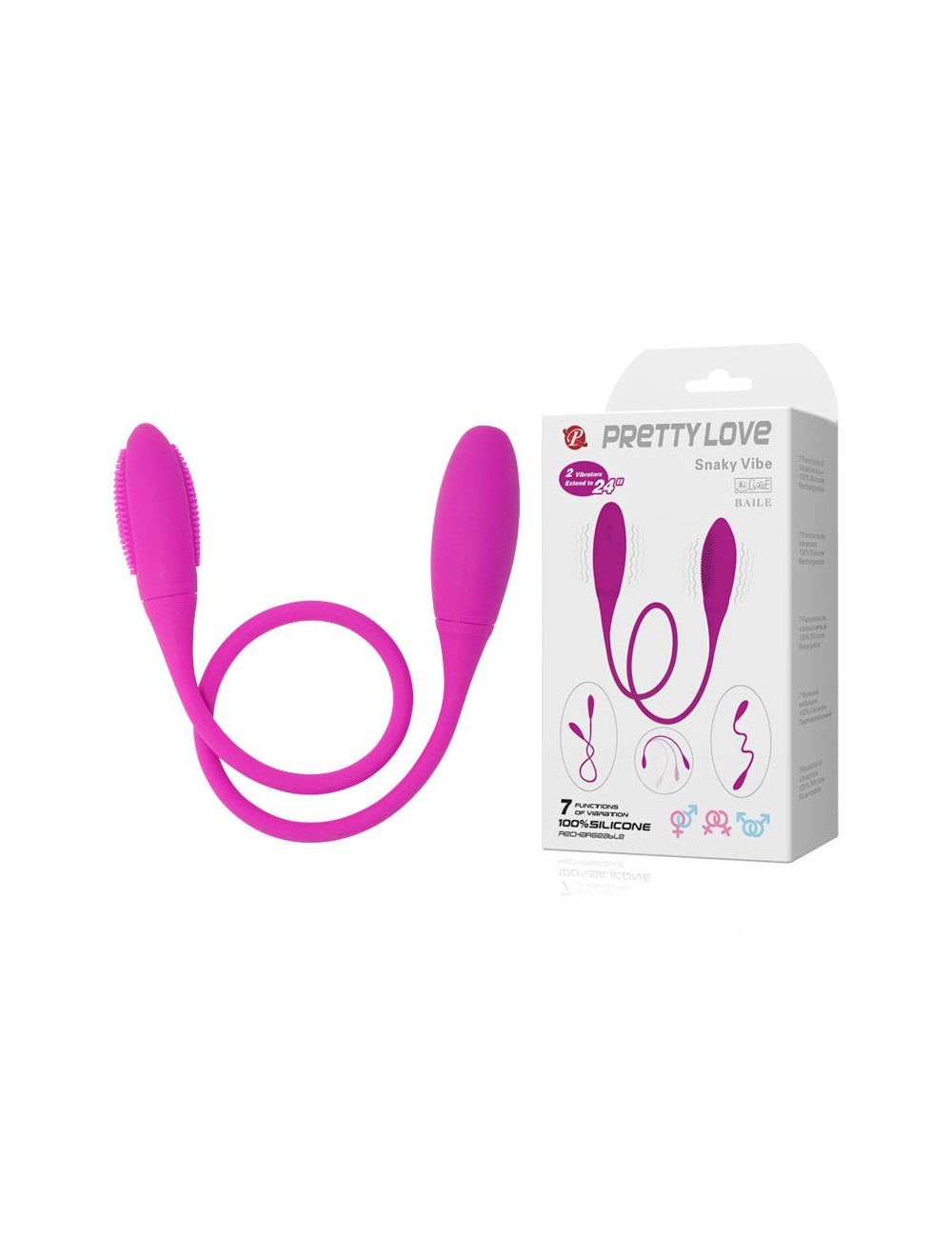 Sextoys - Masturbateurs & Stimulateurs - VIBRATEUR DE SERPENT DELUXE PRETTY LOVE 7V - PRETTY LOVE SMART