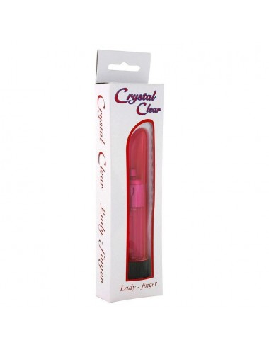 Sextoys - Masturbateurs & Stimulateurs - SEVENCREATIONS CRYSTAL CLEAR VIBRATOR LADY PINK - Seven Creations