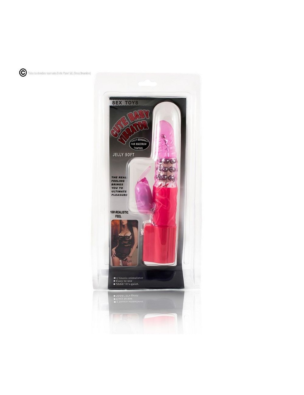 Sextoys - Masturbateurs & Stimulateurs - RABBIT VIBRATOR RABBIT ROSE - Baile Rotations