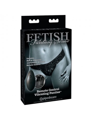 Lingerie - Fetish et cuir - CULOTTE VIBRANTE AVEC TÃLÃCOMMANDE FETISH FANTASY ÃDITION LIMITÃE - Fetish Fantasy Ed.limitada