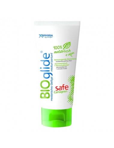 BIOGLIDE SAFE AVEC LUBRIFIANT CARRAGEEN 100 ML - Huiles de massage - JOYDIVISION BIOGLIDE