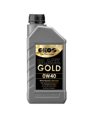 EROS BLACK GOLD 0W40 LUBRIFIANT Ã BASE D'EAU 1000ML - Huiles de massage - Eros Classic Line