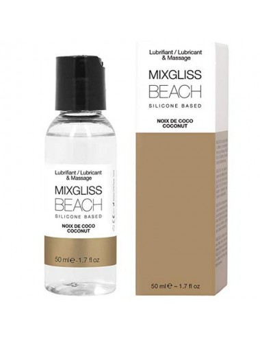 MIXGLISS BEACH LUBRIFIANT SILICONE 50 ML - Huiles de massage -