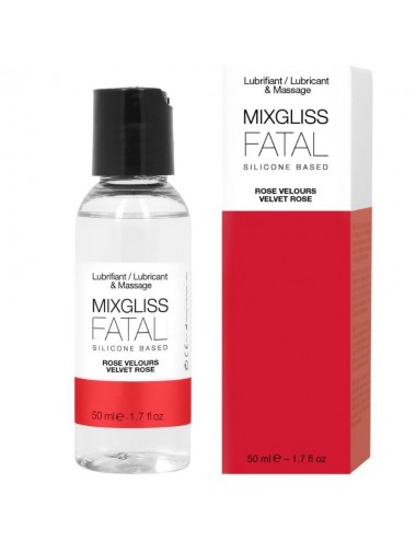 MIXGLISS FATAL SILICONE LUBRIFIANT ROSES 50 ML - Huiles de massage -