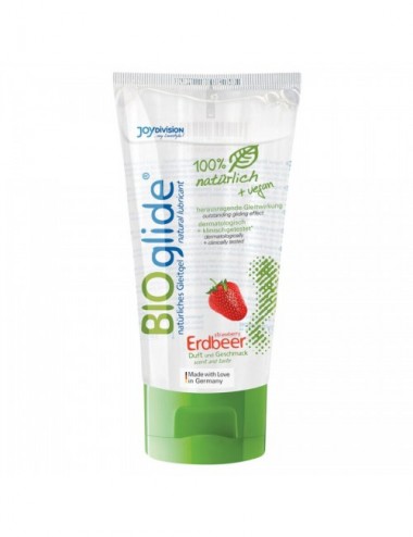 BIOGLIDE LUBRIFIANT FRAISE 80 ML - Huiles de massage - JOYDIVISION BIOGLIDE