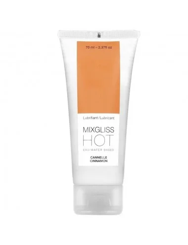 MIXGLISS LUBRIFIANT EFFET CHALEUR ARÃME CANNELLE 70ML - Huiles de massage -