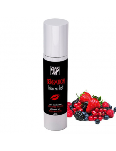 EROS SENSATTION LUBRIFIANT NATUREL FRUITS ROUGES 50ML - Lubrifiants - Eros-art