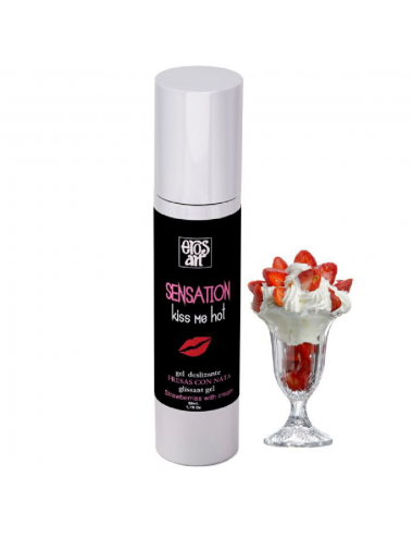 EROS SENSATTION LUBRIFIANT NATUREL FRAISES AVEC CRÃME 50ML - Lubrifiants - Eros-art