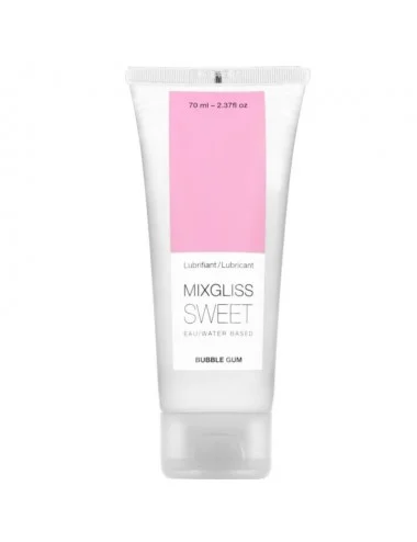 MIXGLISS LUBRIFIANT Ã BASE D'EAU GOMME SAVEUR 70 ML - Lubrifiants -