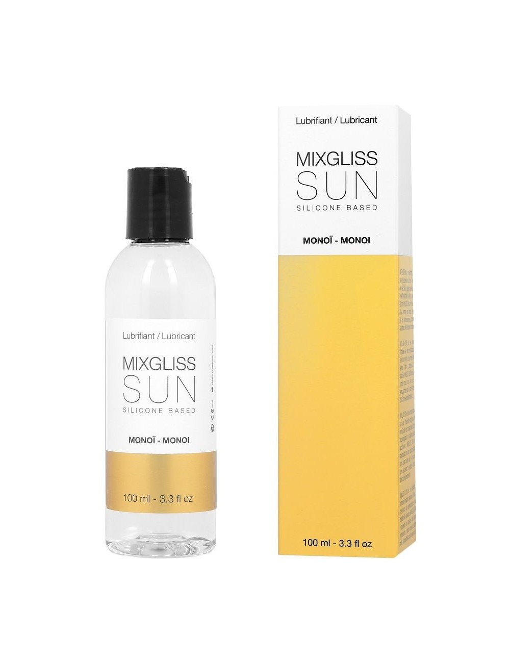 LUBRIFIANT BASE MIXGLISS BASE SILICONE ROMA MONOI 100ML - Huiles de massage - LUBRIFIANT BASE MIXGLISS BASE SILICONE ROMA MONOI 100ML - Huiles de massage -